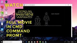 Watch STAR WARS Full Movie ON CMD  CMD Tricks [upl. by Tallia]