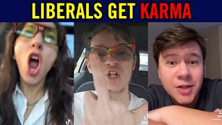 TRIGGERED Liberals Get INSTANT KARMA after Threats to Trump Supporters 1 [upl. by Palocz]