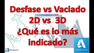 Desfase 2D vs Vaciado 3D  Autodesk Inventor [upl. by Nicolis]