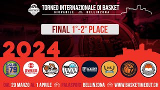 BASKETIMEOUT 2024 Final 1° – 2° place KK KoledzBeograd  Next Step Academy [upl. by Flemings791]