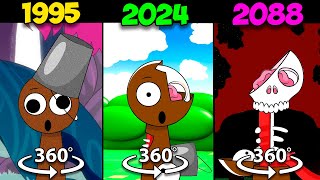 360° VR Incredibox Sprunki 1995 vs 2024 vs 2088 [upl. by Pacien460]