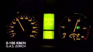 Mercedes Viano CDI 0100 kmh acceleration [upl. by Butterfield]