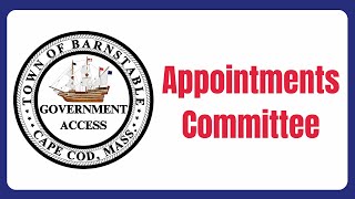 Appointments Committee 10222024 [upl. by Qooraf]