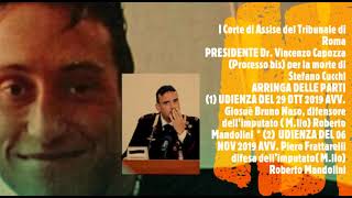 Stefano CucchiProcesso bis ARRINGA DELLE PARTI 4 [upl. by Batty]