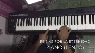 Reinas por la Eternidad Hillsong Piano [upl. by Haran]