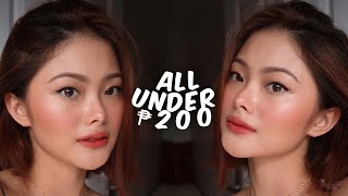 Full Face Using Products Under ₱200 ft Minimeli Cosmetics [upl. by Aidne923]