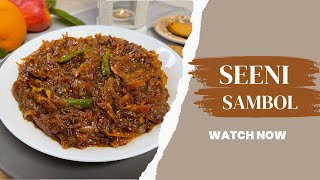 How to make BEST SEENI SAMBOL Recipe  TASTY amp Delicious  SriLankan Style  Rinoza’s Recipes 🔥 [upl. by Malena522]