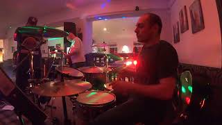 Around the World  Red Hot Chili Peppers tribute band drum cam [upl. by Swithbert]