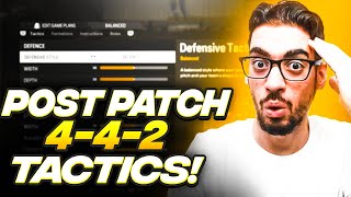 POST PATCH BEST META 442 FORMATION amp CUSTOM TACTICS  FC 24 Ultimate Team [upl. by Airal]