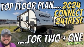 Best Couples Travel Trailer Under 30ft  2024 Connect 241RESE [upl. by Ruder]