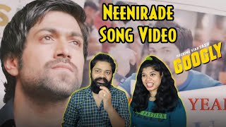 Googly  Neenirade Full Song Video Song REACTION  Malayalam  Yash  Kriti Kharbanda  Sonu Nigam [upl. by Ralip]