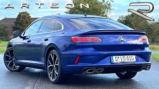 VW ARTEON R  REVIEW on AUTOBAHN NO SPEED LIMIT [upl. by Atteuqahc]