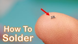 How to Solder SMD Components Within a Minute  Soldering tips [upl. by Nnagem]