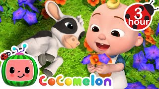 JJ Plays With His Baby Farm Animals 🐮 CoComelon Nursery Rhymes amp Kids Songs  3 HOURS  After School [upl. by Vanzant]