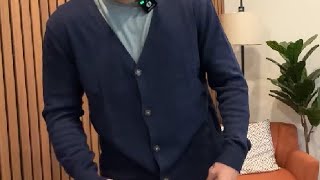 COOFANDY Mens Cardigan Sweater Long Sleeve Review [upl. by Rosalind184]