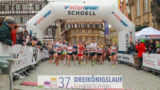 Dreikönigslauf Schwäbisch Hall 2023 [upl. by Zzahc]