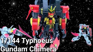 1144 HG Typhoeus Gundam Chimera Rising Freedom Gundam Immortal Justice Gundam [upl. by Llehsim]