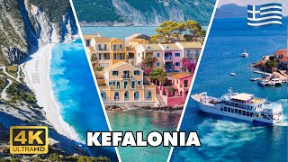 KEFALONIA Island  Greece 🇬🇷  Best Places and Beaches🏖️🌅  Travel Guide 4K UHD [upl. by Dohsar]