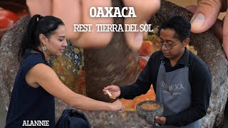 OAXACA RESTAURANTE TIERRA DEL SOL CHEF OLGA CABRERA [upl. by Ainslie]