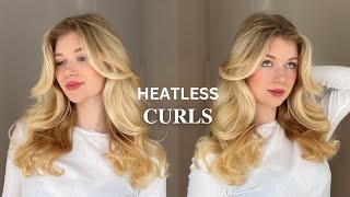 BIG Heatless Curls Tutorial [upl. by Hafeenah]