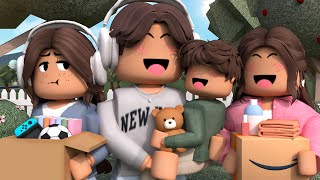 Family Moves to Bloxburg NEW BEGINNING  Roblox Bloxburg Roleplay [upl. by Kcirddec96]