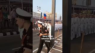 నేవీ మిలన్ Navy Milan rehearsal 2024  navy milan vizag india country love vibes shorts [upl. by Rellia]