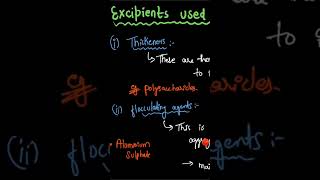 Excipients B PHARMACY 1ST SEM LECTURES ✅ 2024 pharmacy chemistry pharmaceutics pharmacyeducation [upl. by Leonard]