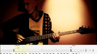 KKK Took My Baby Away – Ramones – Bass cover with tabs 4k [upl. by Bengt]