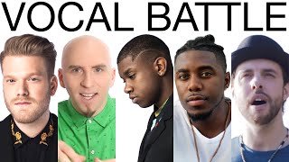 VOCAL BATTLE Scott vs Eli vs Matt vs J None vs Chris Rupp Eb1Bb6 [upl. by Yokum804]