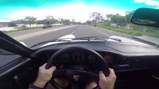 1986 Porsche 930  Driving Video [upl. by Ahseim334]