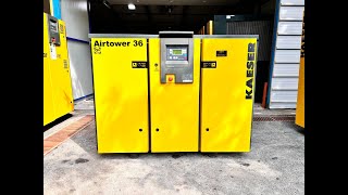 Kaeser Airtower 36 screw compressor [upl. by Fadil]