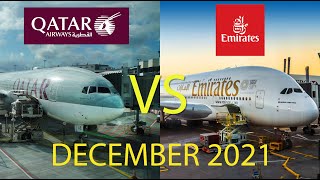 QATAR AIRWAYS VS EMIRATES  WHICH IS THE BEST ECONOMY CLASS IN 2021  2022 [upl. by Etteraj531]