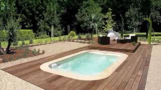 Miniwater  son plancher escamotable by Aquilus  piscine  spa [upl. by Juakn]