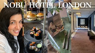 BEST LUXURY JAPANESE AFTERNOON TEA  NOBU HOTEL LONDON PORTMAN SQUARE MARYLEBONE  minimalism  art [upl. by Janina849]