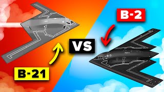 B21 vs B2  Which Stealth Fighter is Deadlier [upl. by Ailedo]