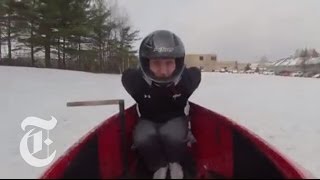 Olympic Bobsled Training With Team USAs Chris Fogt  The Workout  The New York Times [upl. by Kyl]