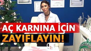 Aç karnına ne içilirse zayıflatır Diyetisyen Burcu ASLAN [upl. by Allison]