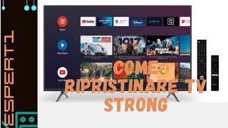 Come ripristinare e sintonizzare una tv Strong [upl. by Cate]