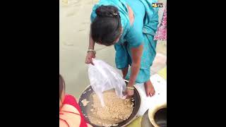 DEVOTEES FLOCK TO PATNAS DIGHA GHAT FOR CHHATH PUJA CELEBRATIONS [upl. by Uthrop]