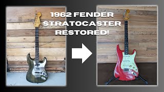 Vintage 1962 Fender Stratocaster Restored [upl. by Jordain615]