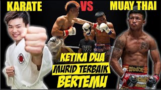 Duel Brutal  Antara Master Muay Thai Rodtang Vs Master Karate Tenshin [upl. by Nehtanoj]