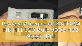 Review Aliexpress XSTORM H8 H11 LED Bulb 9005 HB3 9006 HB4 H27 880 881 Headlight Fog Light Canbus [upl. by Donia]