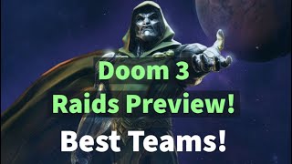 Doom 3 Raid Guide NEW Map Nodes Preview Recommended Teams Teal Gear  MARVEL Strike Force  F2P [upl. by Aldos317]