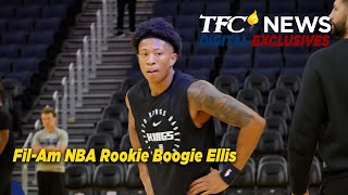 FilAm NBA Rookie Boogie Ellis on TFC News Digital Exclusives [upl. by Rednaskela440]