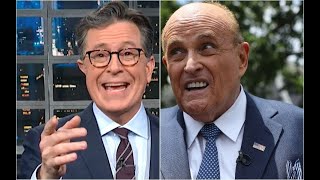 Stephen Colbert Taunts Giuliani With Most Chilling Phrase In The English Language [upl. by Erika]