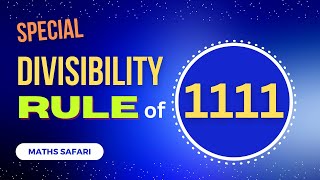 Learn the Genius Divisibility Rule for 1111 – Quick and Easy Math Trick for Instant Results [upl. by Ozen]