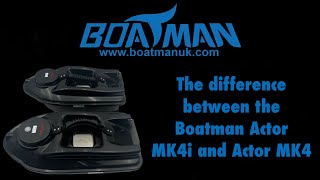 The difference between the Boatman Actor MK4 amp MK4i bait boats [upl. by Schott310]