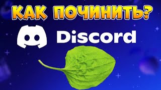 ДИСКОРД ЖИВИ  КАК ПОЧИНИТЬ Discord в 2024 [upl. by Aiynot]