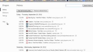 how can i clear the browsing history in Comodo Dragon browser Clear browsing history in dragon [upl. by Eimac778]