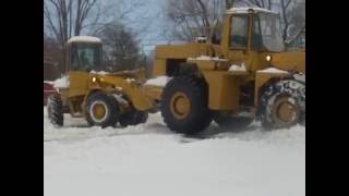 Snow Plow Tractor Stuck [upl. by Naujuj488]